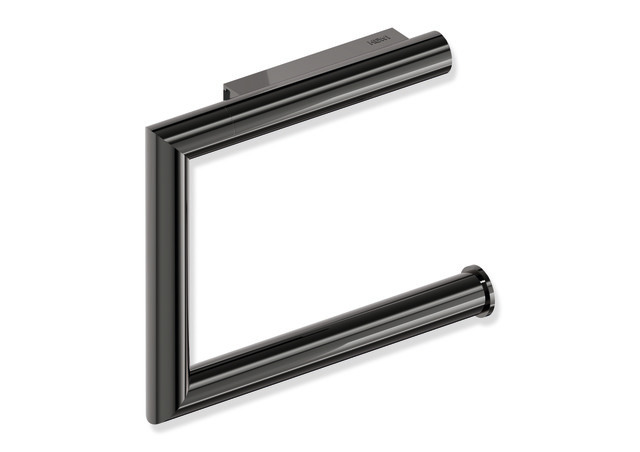 HEWI WC-Papierhalter System 162 PVD schwarzchr glzd