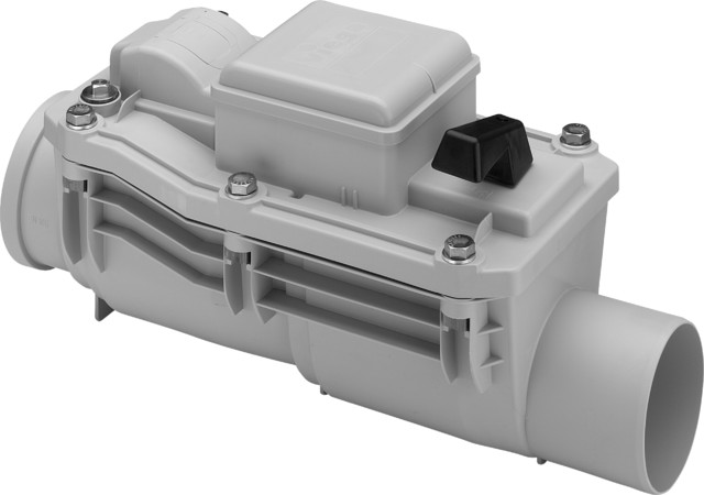 Viega Rückstausicherung 4987.2 in 100mm Kunststoff grau