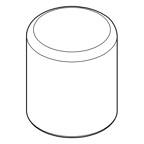 GROHE Umstellknopf 64309 hard graphite gebürstet