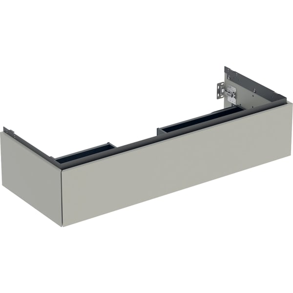 Geberit ONE Unterschrank für WT/-Platte 1 Schubl., 118.4x26,6x47cm, greige matt