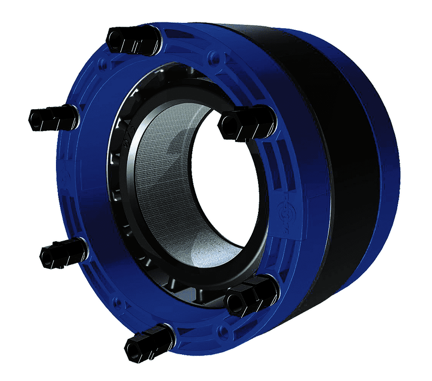 Curaflex Nova Senso DN 200 für 124,0 mm bis 126,0 mm HK / EPDM Curaflex Nova Senso DN 200 für 124,0 mm bis 126,0 mm HK / EPDM