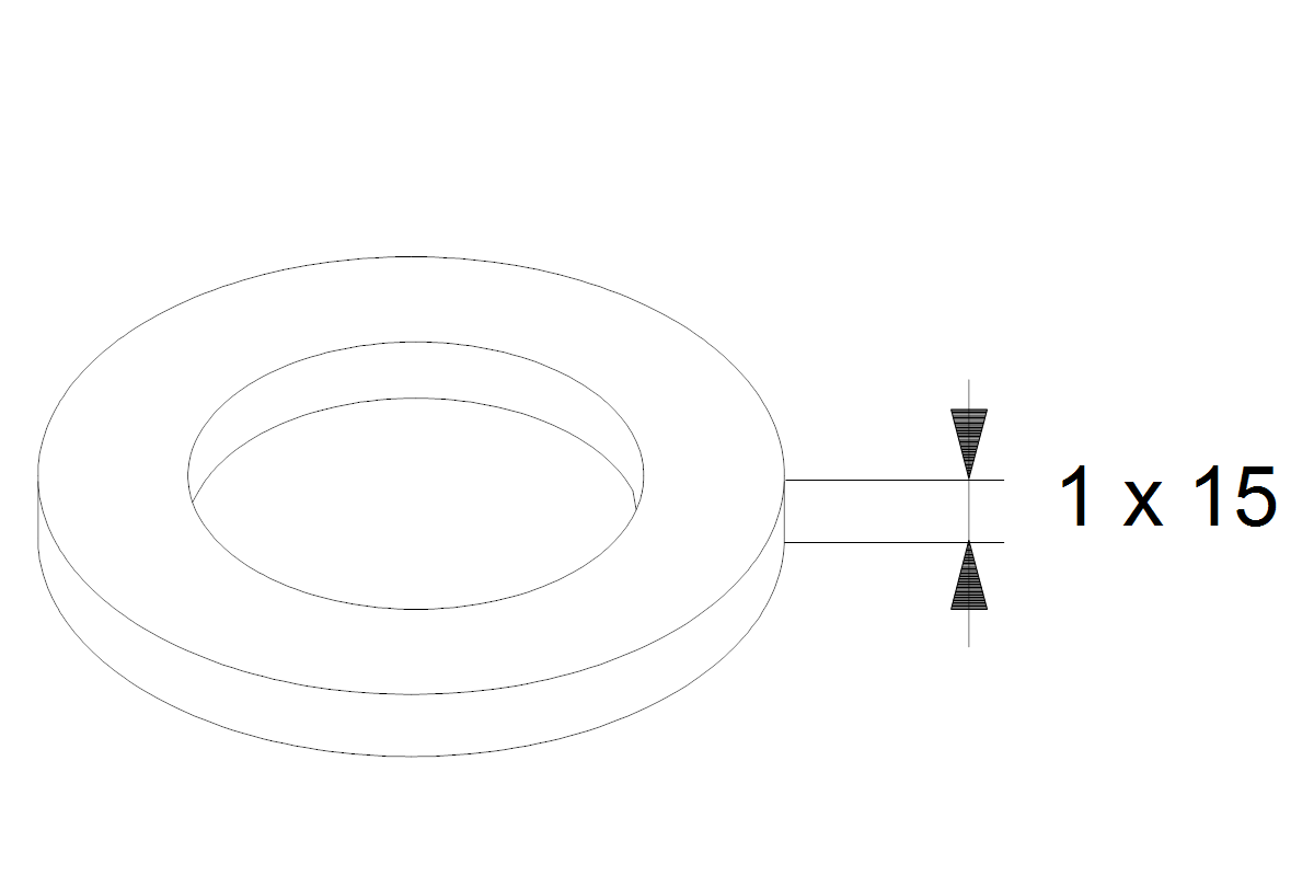 GRUNDFOS Zubehör für Umwälzpumpen Ausgleichsstück A80-15 PN10/16 15mm