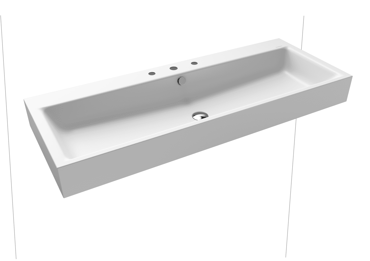 KA WB PURO WANDWASCHTISCH Mod.3167,1200x 460mm,alpwm,PEFF,AD,m. 3HL,mÜL,chr