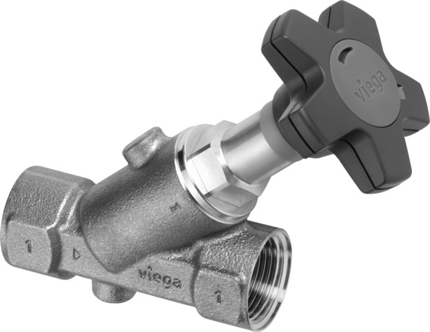Viega Schrägsitzventil Easytop 2230.53 in DN25 Siliziumbronze
