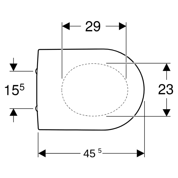 Geberit iCon WC-Sitz, weiß
