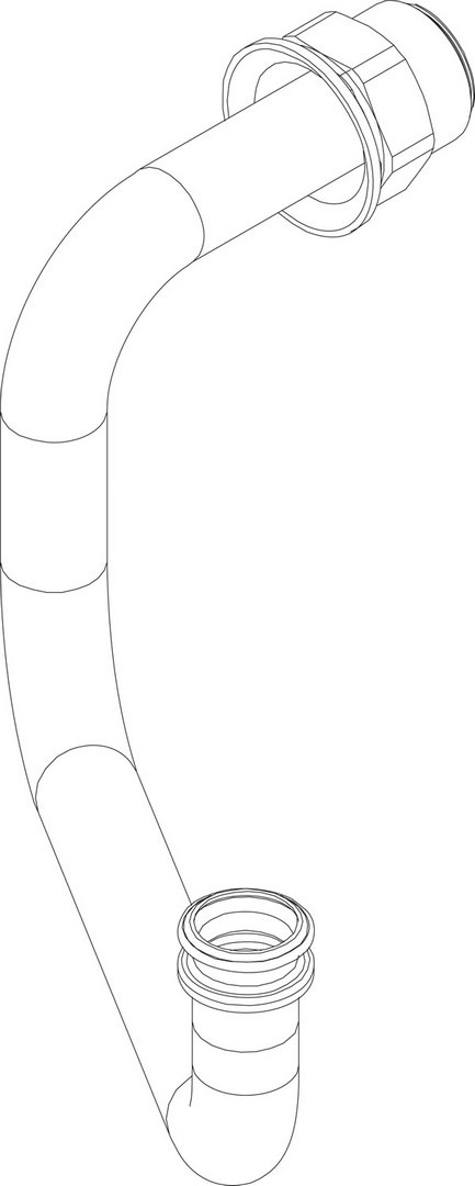 BOSCH Ersatzteil TTNR: 87186660230 Rohr RL Rückwand BOSCH Ersatzteil TTNR: 87186660230 Rohr RL Rückwand