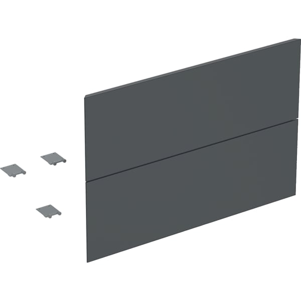 Geberit Set Schubl.-Frt für ONE US, 2 Schubl. für WT B:75cm, schwarz matt