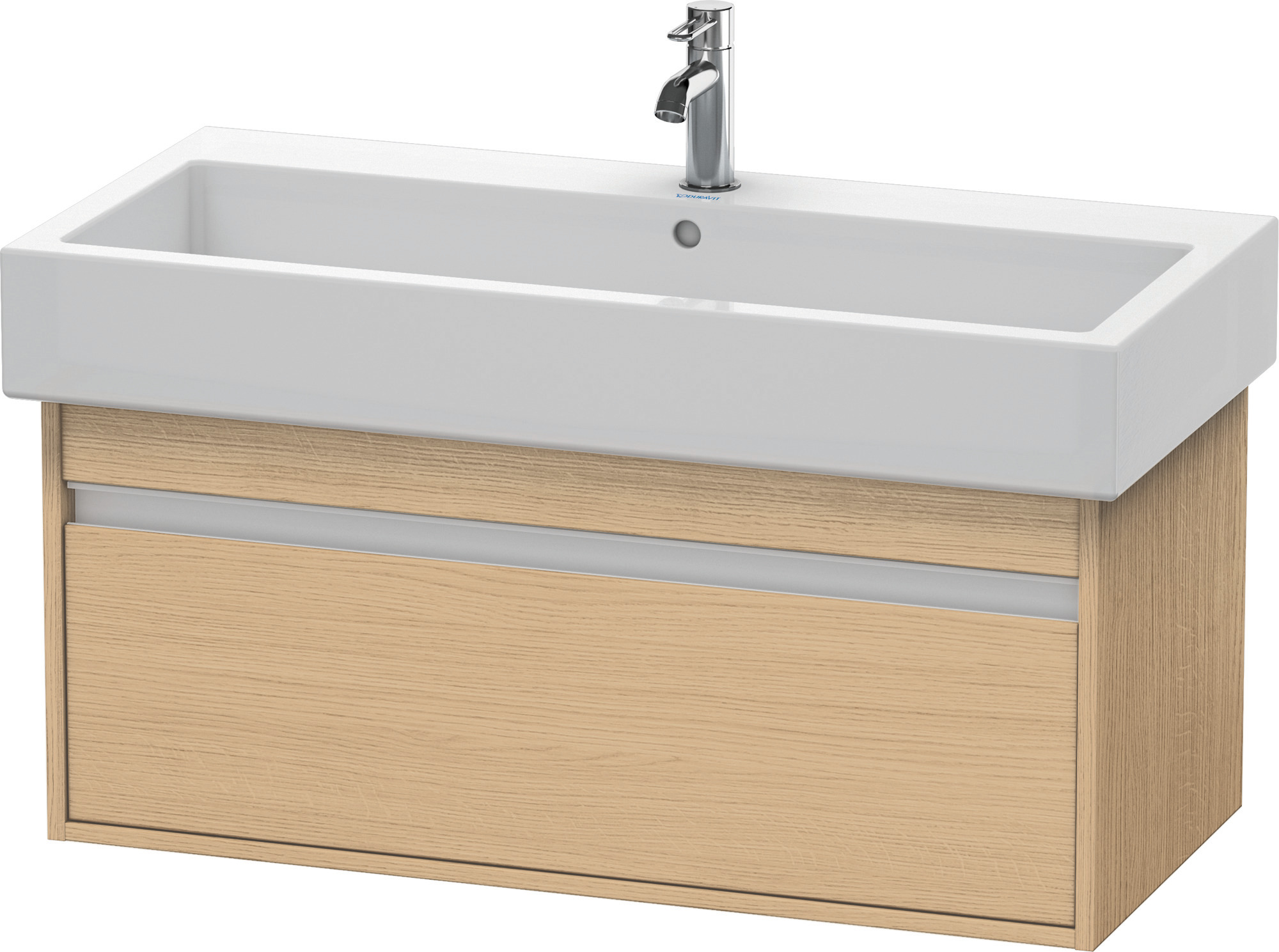 Duravit WTU wandhängend Ketho 440x950x410mm 1 Auszug, für 045410, Eiche Natur