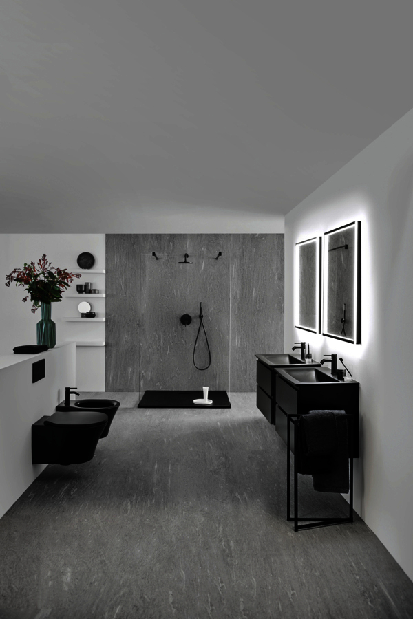 IS Wand-WC Connect Air Randlos 360x540x350mm Schwarz
