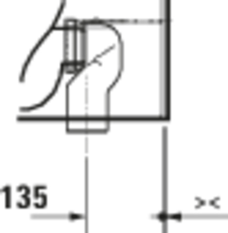 Duravit SWC D-Neo 650mmm, weiß, rimless, TS, Abg.waagr., BTW, Bef.inkl., HYG