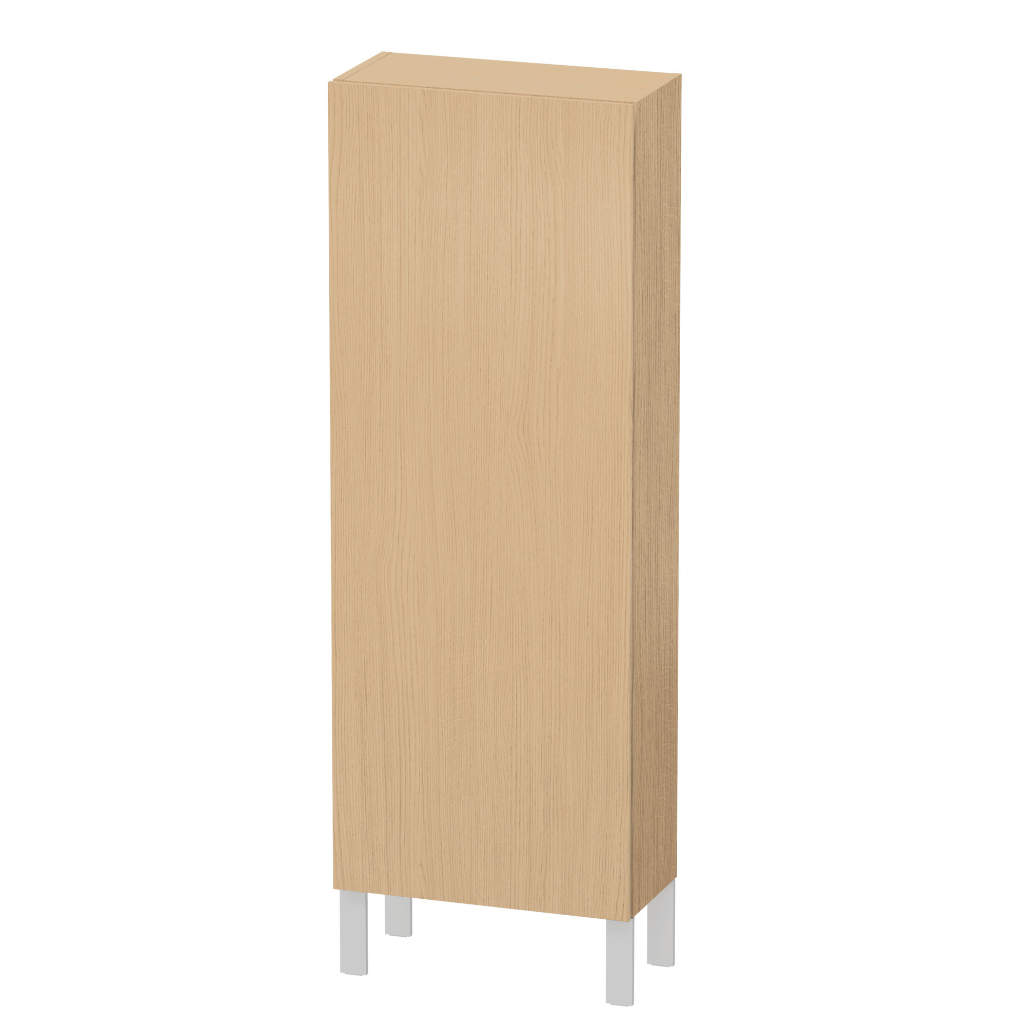 Duravit Halbhochschrank L-Cube 243x500x1320mm 1 Tür, TA re., Eiche Natur