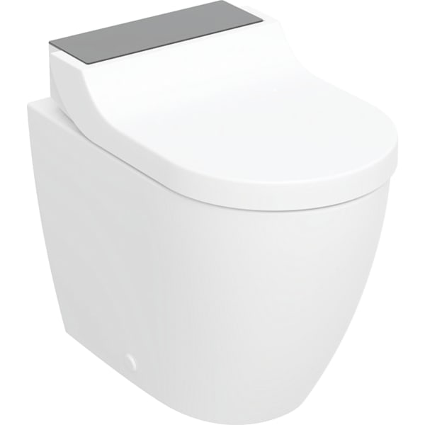 Geberit Geberit AquaClean Tuma Comfort WC-Komplettanlage Stand-WC, Glas schwarz