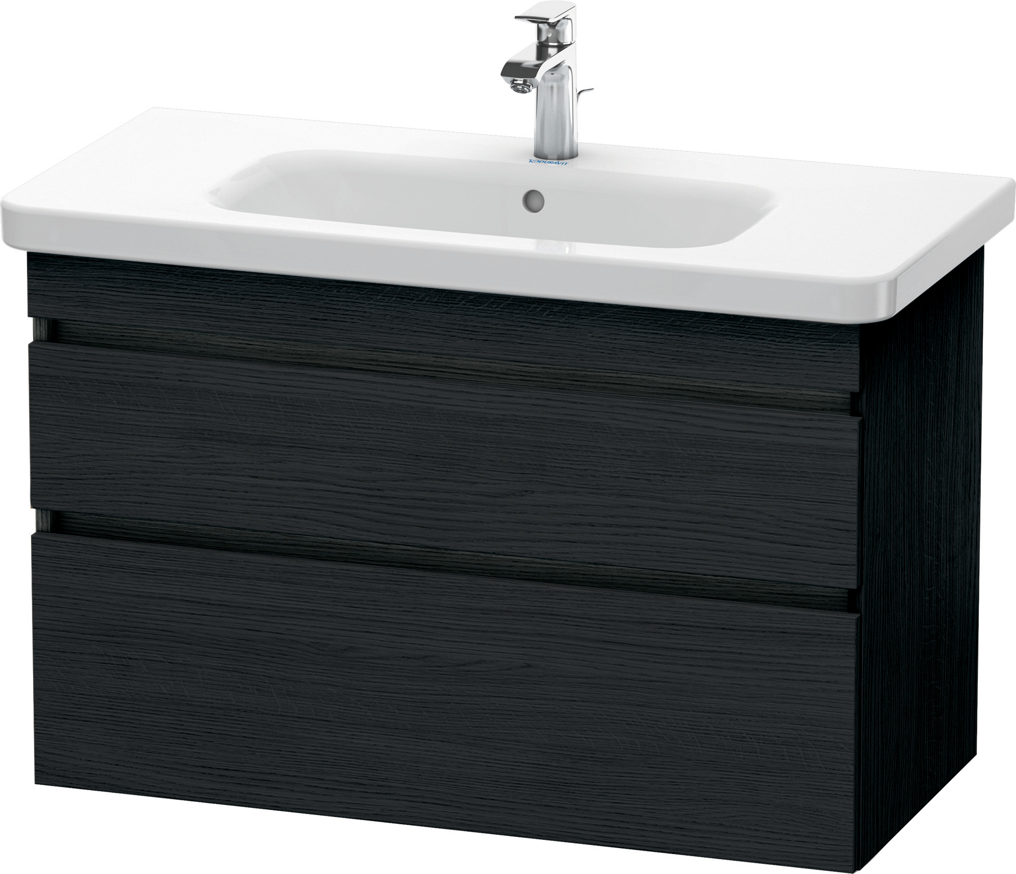 Duravit WTU wandh. DuraStyle 448x930x610mm 2SchKa,232010, Eiche Schwarz