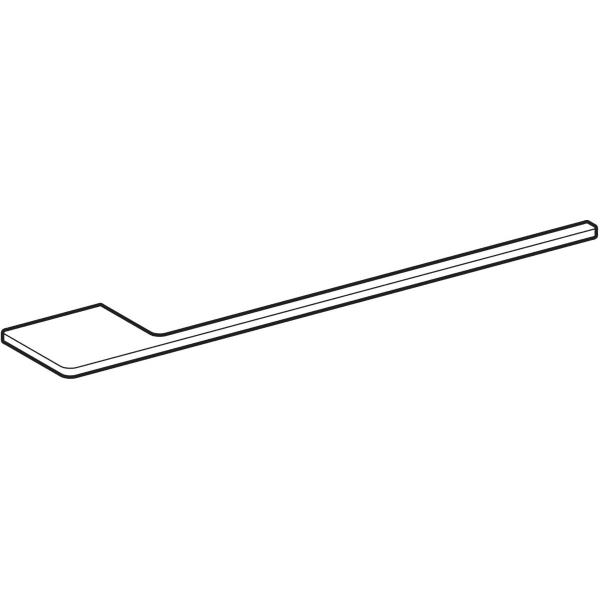 Geberit Handtuchhalter für Badezimmermöbel L:40cm, hochglanz verchromt