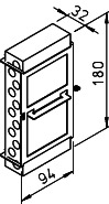 Helios KWL 45 SEL Schalldämm-Element für Laibungskanal