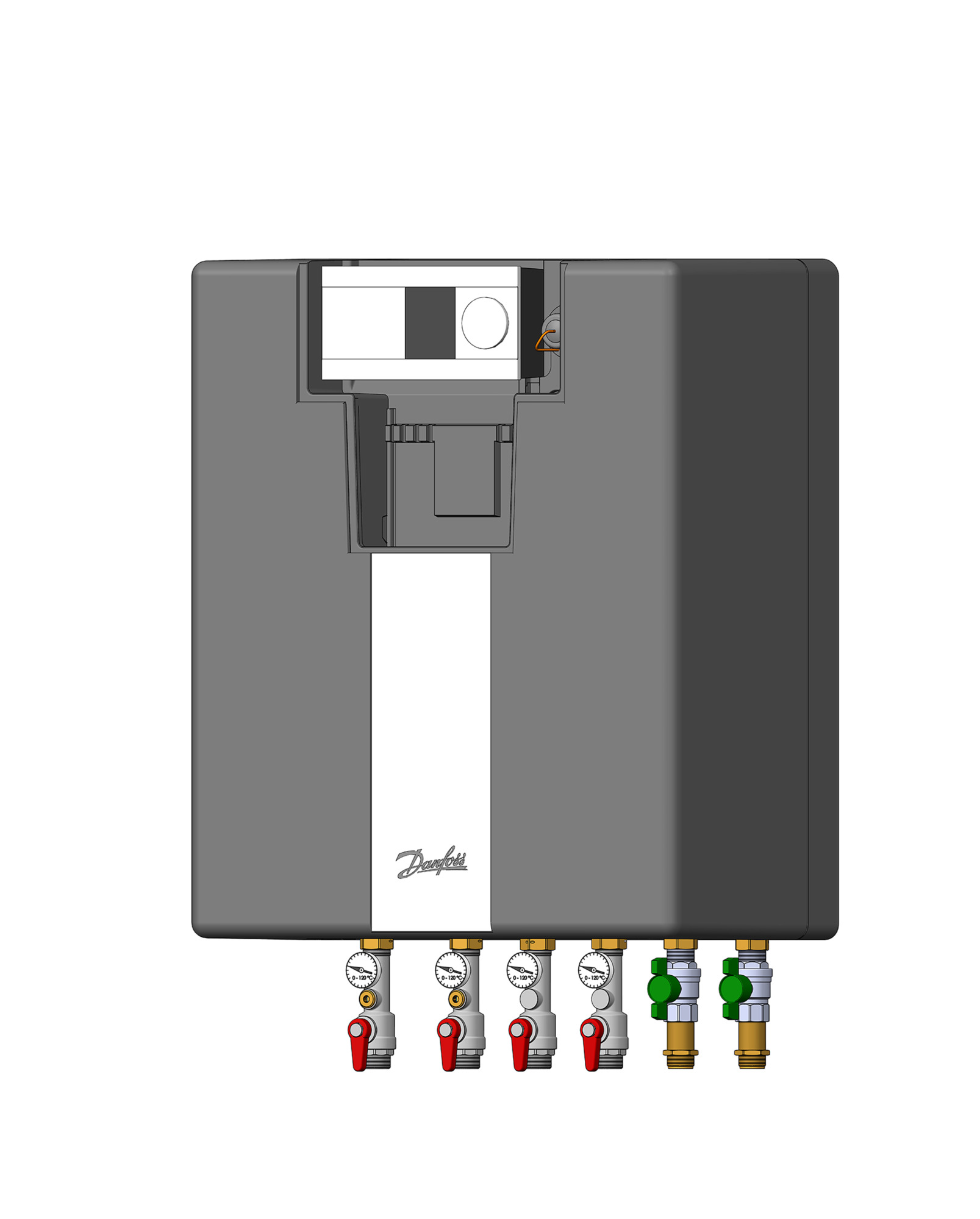 Danfoss Hausstation Akva Lux II Se, 2 PWH:55kW, direkt HE:20kW, ECL310/A230