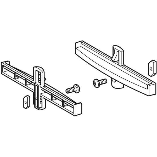 Geberit Set Träger für Glasablage für Geberit ONE Spiegelschrank Geberit Set Träger für Glasablage für Geberit ONE Spiegelschrank
