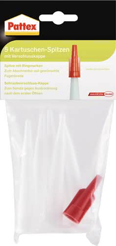 Kartuschenspitzen PFWKS Ku.5 Spitzen,1 Verschlusskappe Btl.PATTEX Kartuschenspitzen PFWKS Ku.5 Spitzen,1 Verschlusskappe Btl.PATTEX