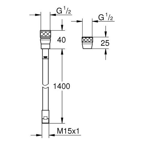 GROHE Brauseschlauch 46174