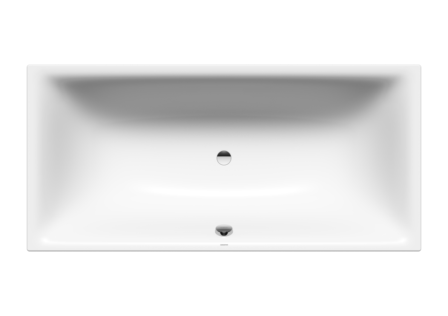 KA BW SILENIO Mod.676,1800x800mm, alpinweiß,Invisible Grip