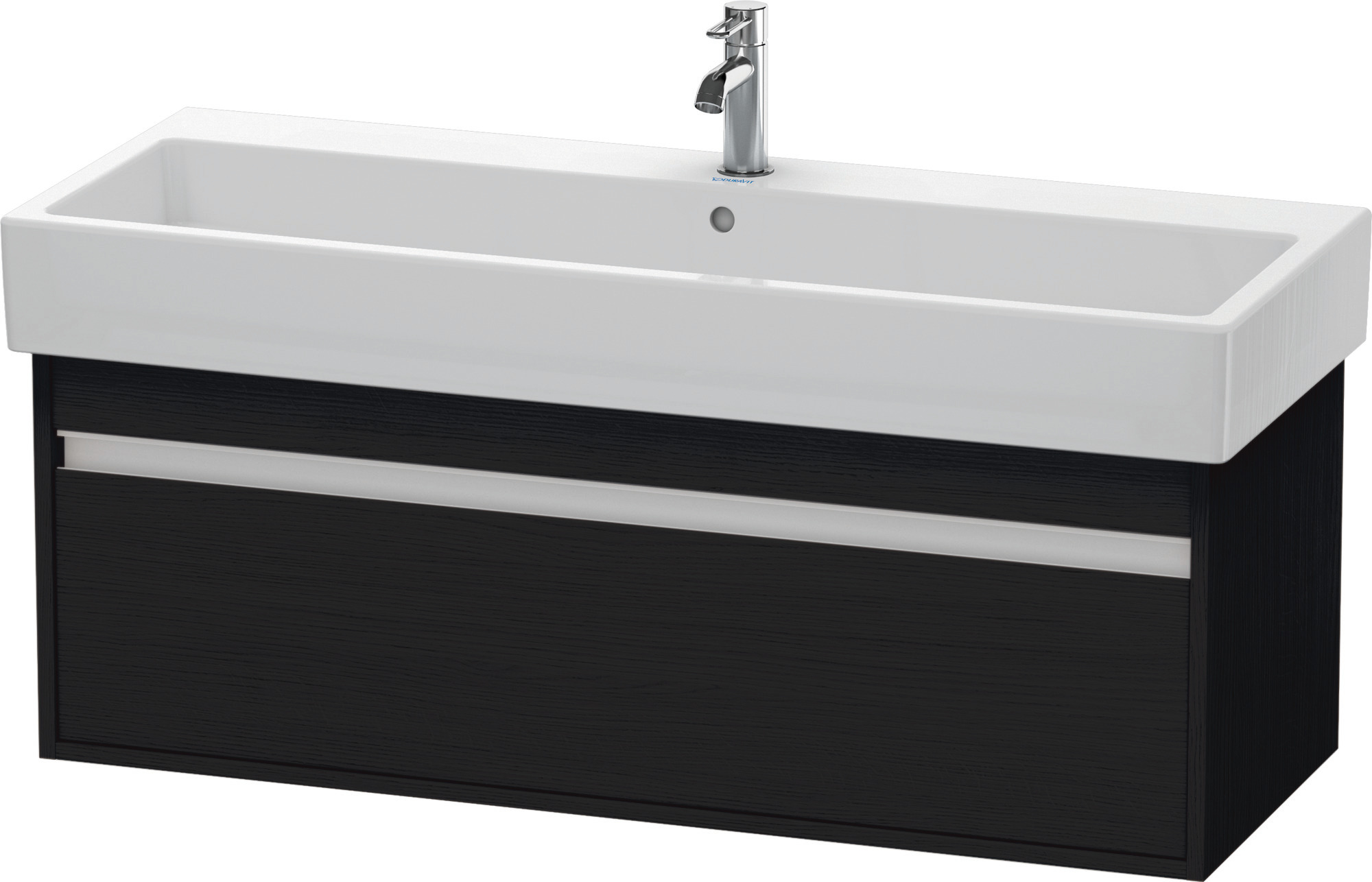 Duravit WTU wandhängend Ketho 440x1150x410mm 1 Auszug, für 045412, Eiche Schwarz