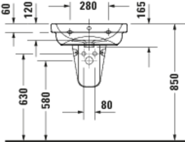 DU D-Code 2.0 WT 550x430mm,m.ÜL, Weiß HG