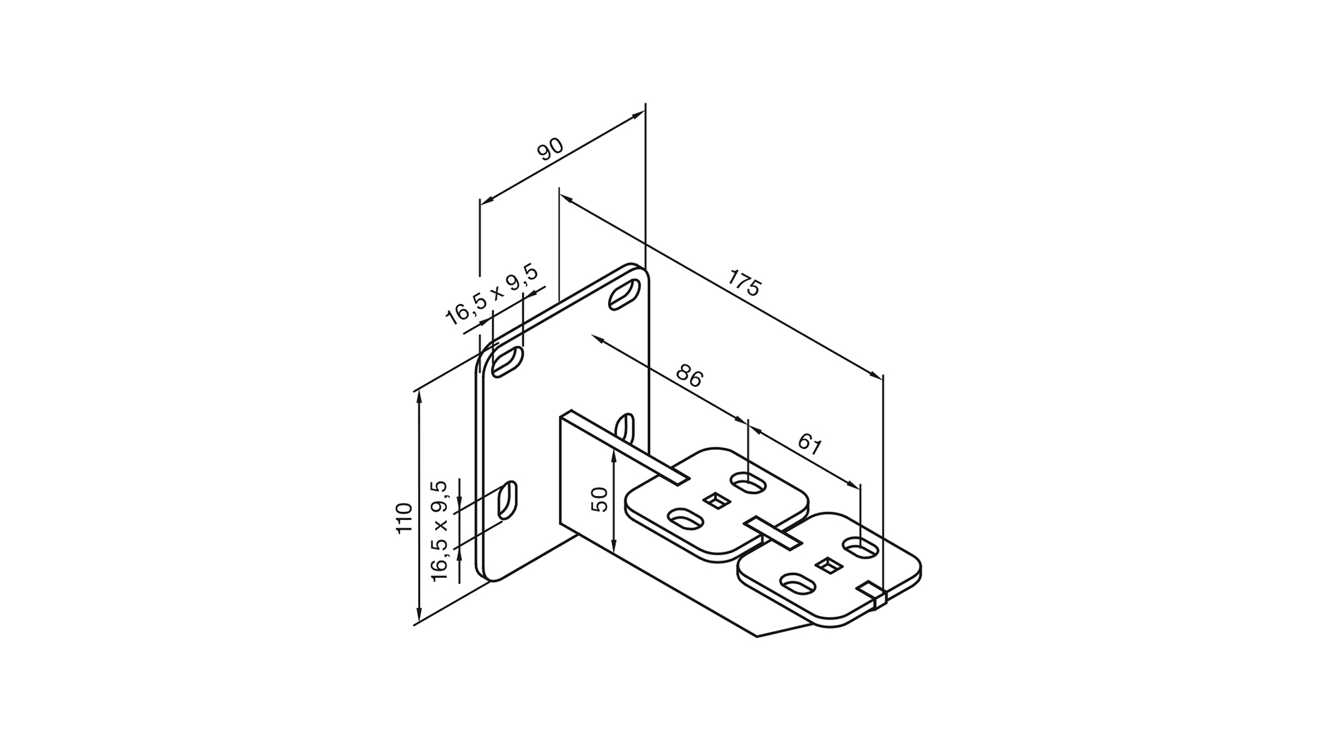 Zehnder Zubehör Wandkonsole WMORV-S3, RAL 9016