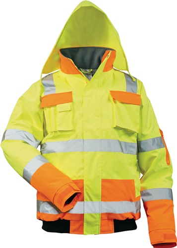 Warnschutz-Pilotenjacke Mats Gr.XXXL gel b/orange SAFESTYLE Warnschutz-Pilotenjacke Mats Gr.XXXL gel b/orange SAFESTYLE