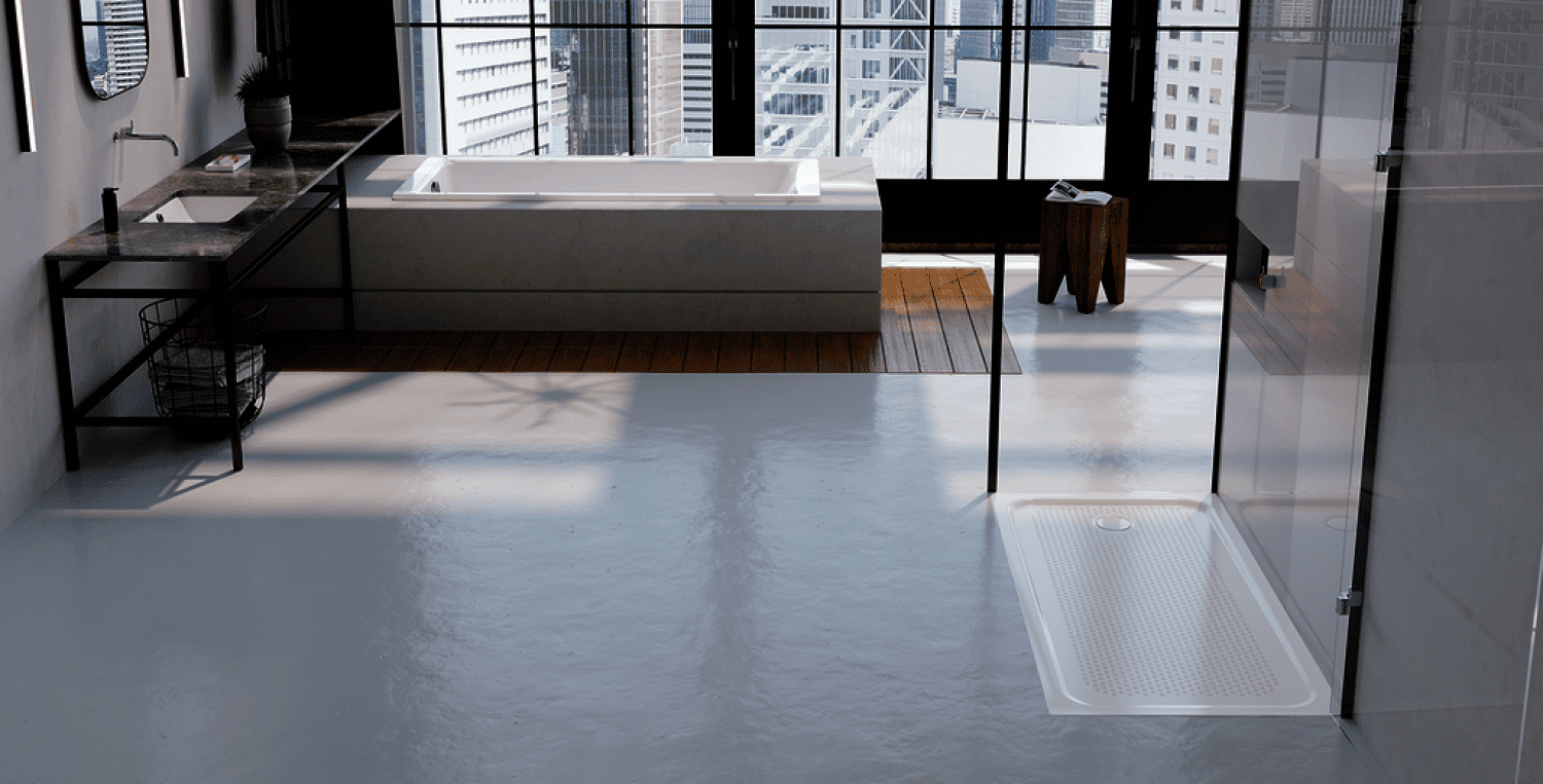 KA BW PURO STAR Mod.689,1700x700mm, alpinweiß,Perl-Effekt,mit Vollantislip