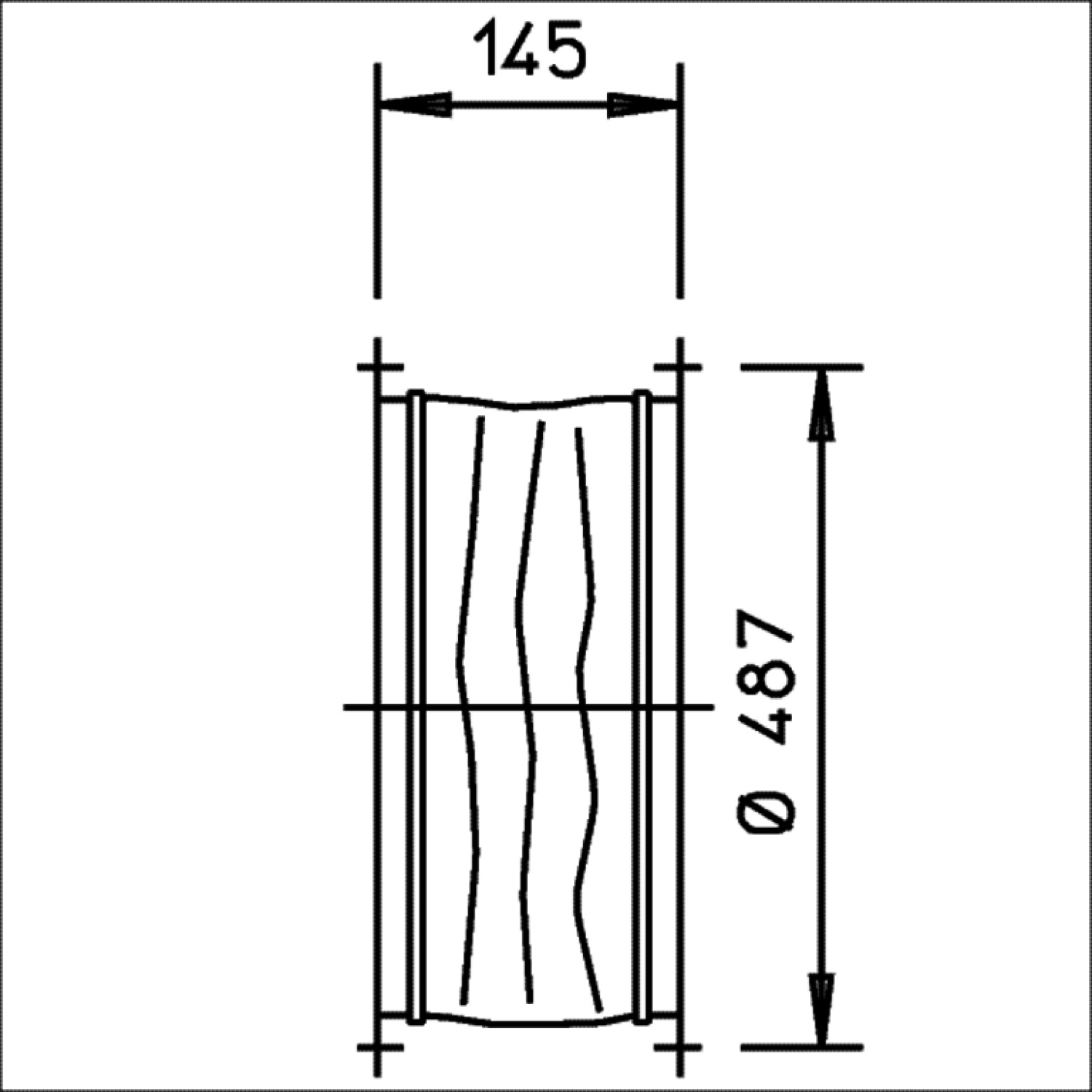 Helios STS 450 EX Flex. Verbindung mit 2 Rohrflanschen, EX