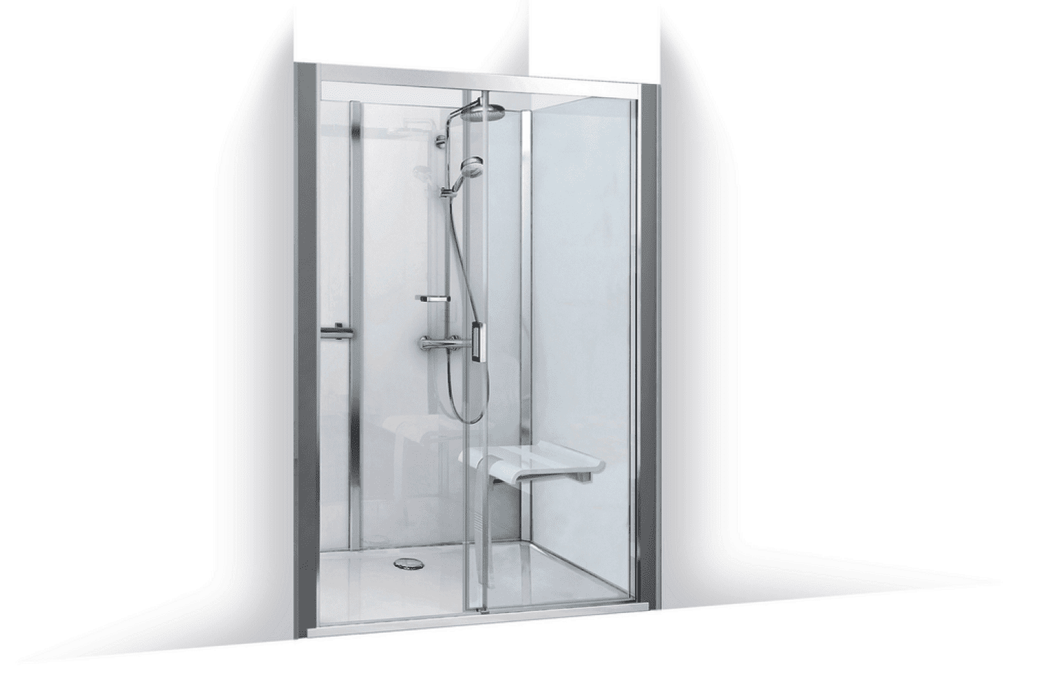 Roth Komplettdusche Vinata Comfort Ni Hoch weiß 1160x877 ESG klar