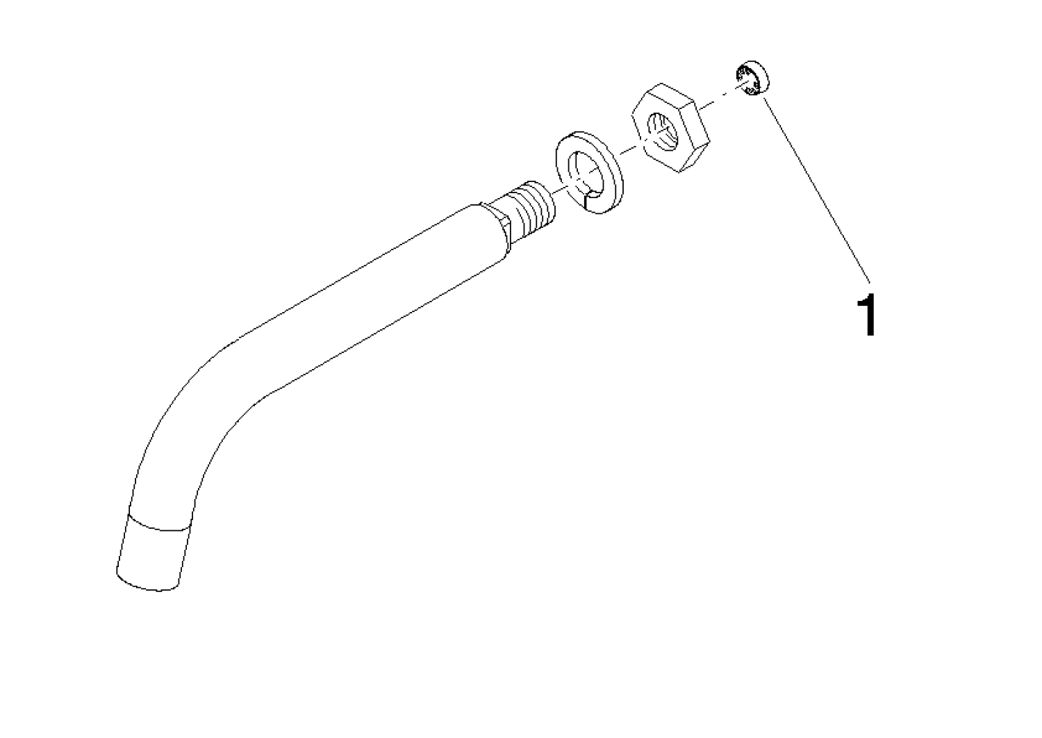 DO Auslauf ERSATZTEILE 90282211300 172 x 33 x 71 mm Chrom