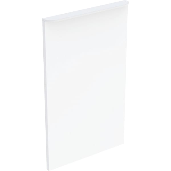Geberit Tür, Anschlag rechts mit Griff, weiß Smyle eckig Seitenschrank, B: 36cm