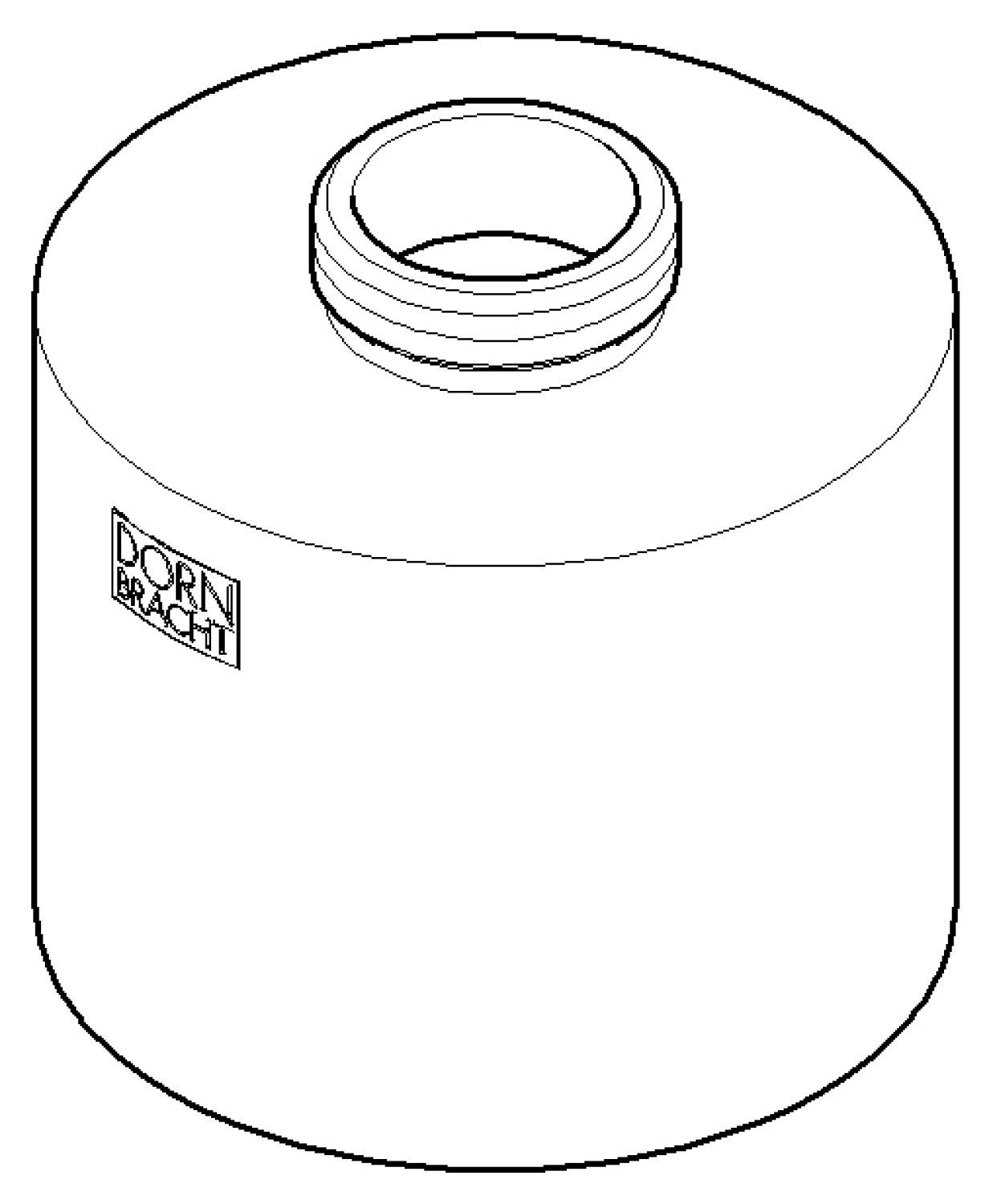 DO Spender Aufnahme, Stand ERSATZTEILE 90101052400 D 60 x 49 mm Chrom