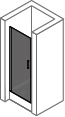 HP DA Classics 2 4-Eck STN 80 H:2000 silber matt klar Anti-Plaque