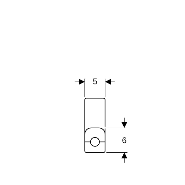 Geberit Mapress Metallrohranschlussbogen 90Gr mit Anschlussverschr. Rg/Cu d15-15-L30