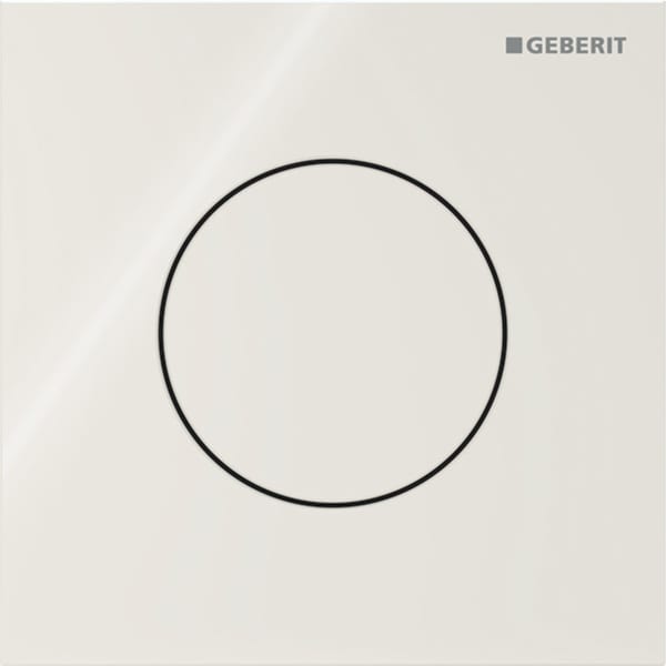 Geberit Typ 40 BetPl., rund, f. UR-Strg. pneum. Sp., sandgrau