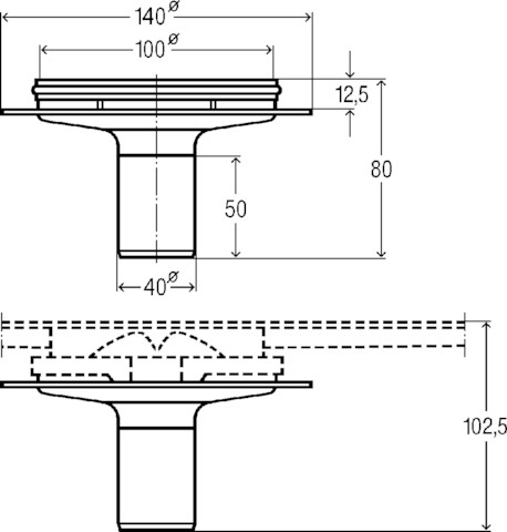 Viega Ablauf 4982.83 in 40mm Kunststoff