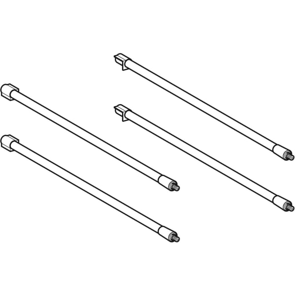 Geberit Set Relings für Schublade Länge 35cm Geberit Set Relings für Schublade Länge 35cm