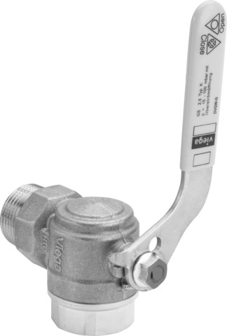 Viega Gaszähler-Kugeleckhahn G2110S in R3/4 x Rp3/4 x (2,5 m3) Messing