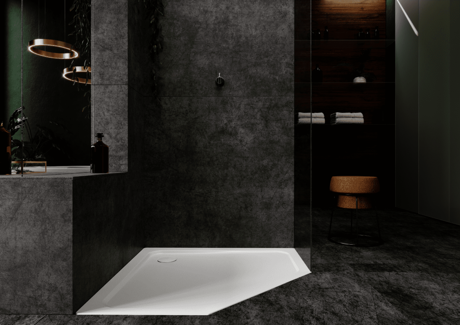 KA DW CORNEZZA Mod.672-1,1000x1000mm, pergamon,Perl-Effekt