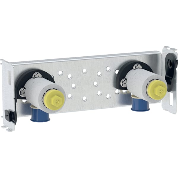 Geberit GIS Traverse für AP-Armatur, mit zwei W-Anschl. 153 mm