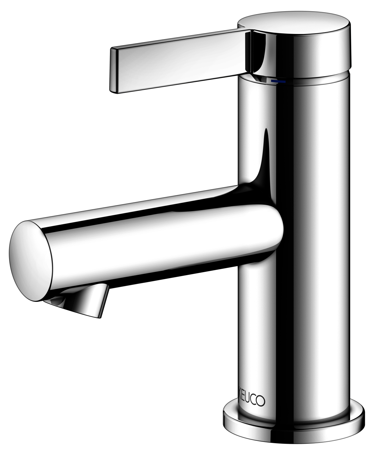 KEUCO EHM-WT-Mischer 60 IXMO 59504 o.Zug.-Ablgrt. Pure, Rosette r/e verchr.