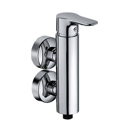 KLUDI OBJEKTA Brause-Einhandmischer DN15 vertikale Blockarmatur chrom KLUDI OBJEKTA Brause-Einhandmischer DN15 vertikale Blockarmatur chrom