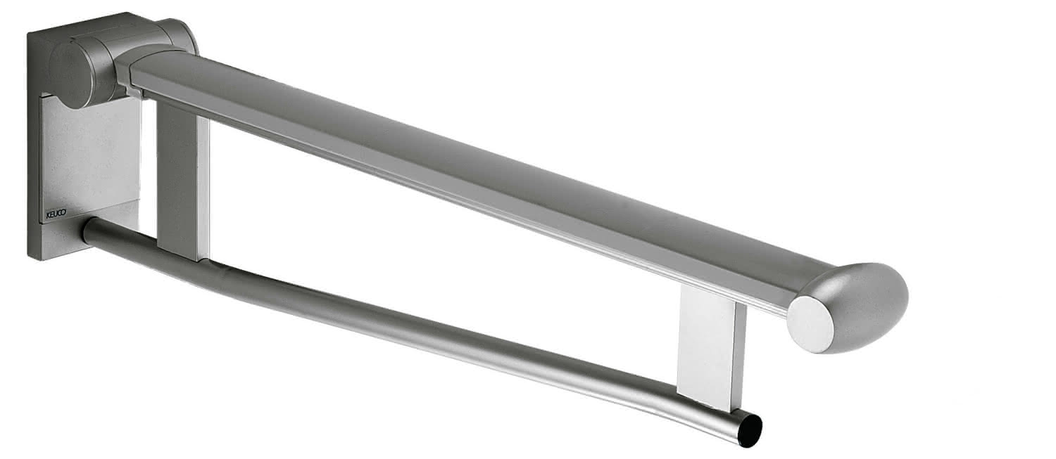 KEUCO SK-Griff WT Plan Care 34902, verchromt/weiß, 650 mm