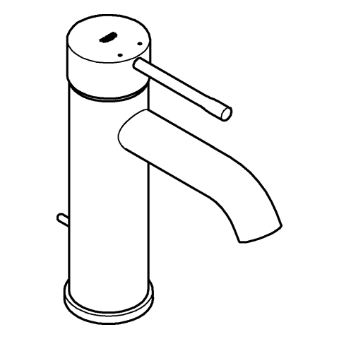 GROHE Einhand-Waschtischbatterie Essence 24171_1 S-Size warm sunset gebürstet