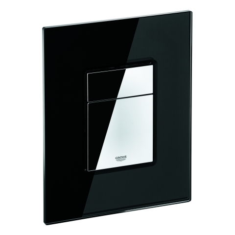 GROHE Abdeckplatte 42369 mit Drucktaste velvet black GROHE Abdeckplatte 42369 mit Drucktaste velvet black