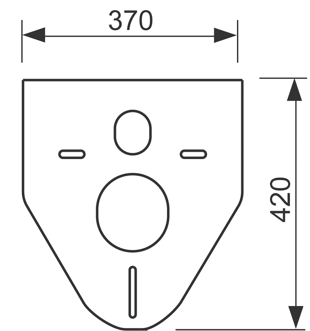 TECE-Schallschutzset für WC und Bidet wandhängend