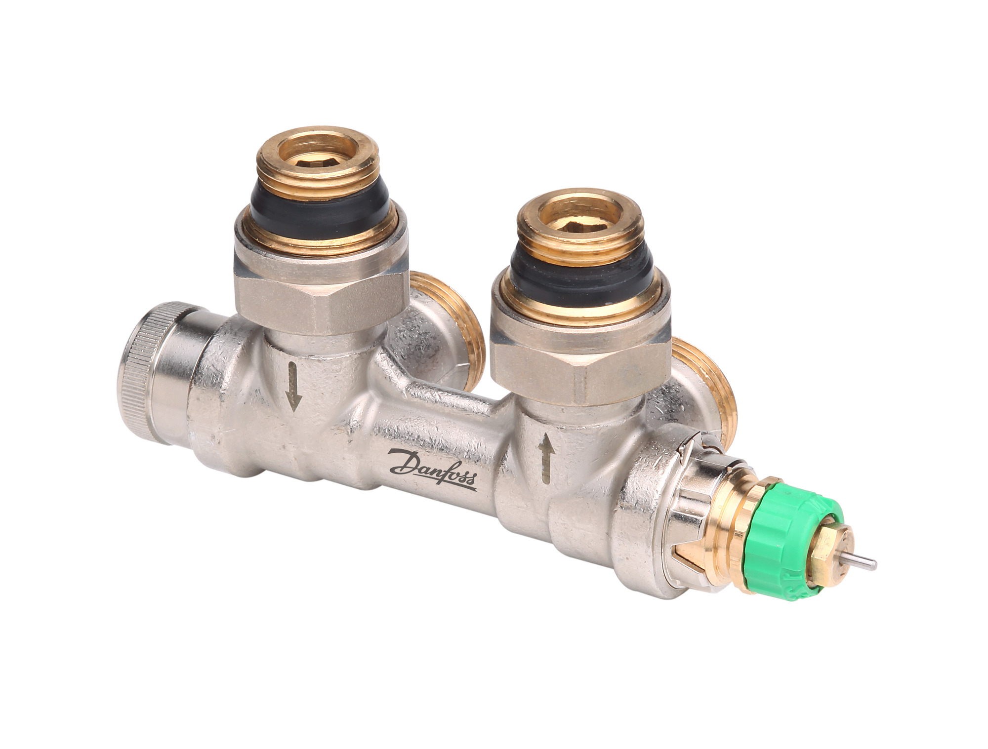 Danfoss dyn. VHS-DV Fühler rechts Eck, Ventileinsatz im VL für HK mit 1/2"