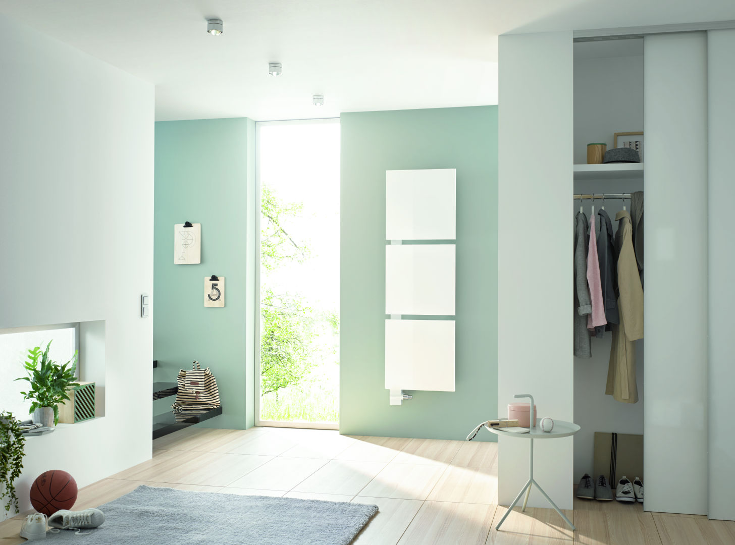 Kermi Signo BH1247x57x540mm QN626, weiß/weiß, rechts